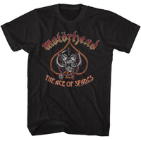 Thumbnail for MOTORHEAD-MOTORHEAD SNAGGLETOOTH AND SPADE-BLACK ADULT S/S TSHIRT