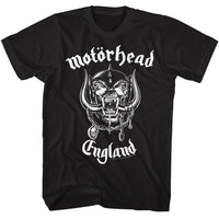 Thumbnail for MOTORHEAD-MOTORHEAD ENGLAND-BLACK ADULT S/S TSHIRT