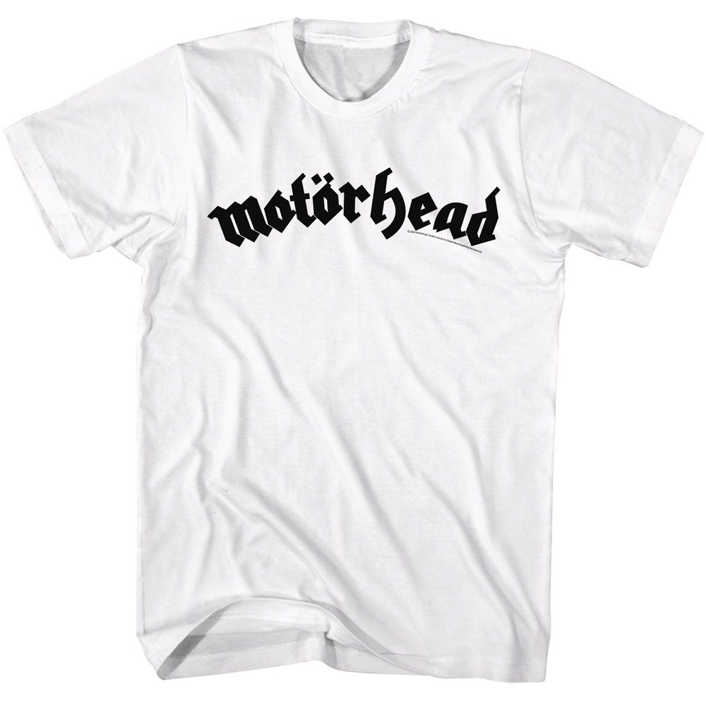 MOTORHEAD-MOTORHEAD DARK LOGO-WHITE ADULT S/S TSHIRT