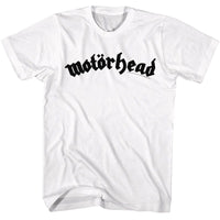 Thumbnail for MOTORHEAD-MOTORHEAD DARK LOGO-WHITE ADULT S/S TSHIRT