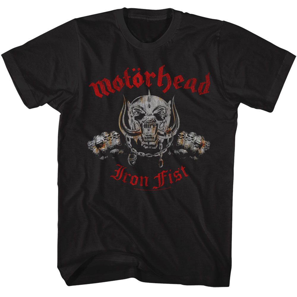 MOTORHEAD-MOTORHEAD IRON FIST-BLACK ADULT S/S TSHIRT