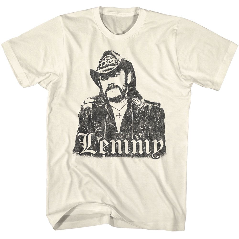 MOTORHEAD-MOTORHEAD LEMMY-NATURAL ADULT S/S TSHIRT