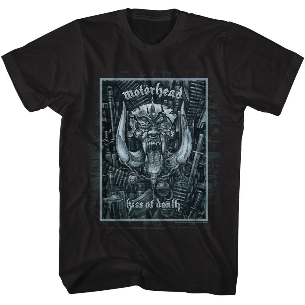 MOTORHEAD-MOTORHEAD KISS OF DEATH-BLACK ADULT S/S TSHIRT