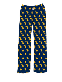Thumbnail for BRIEF INSANITY Michigan Pattern Pajama Pants in Blue & Yellow
