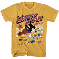 Thumbnail for MIGHTY MOUSE-MIGHTY MOUSE RACING-GINGER ADULT S/S TSHIRT