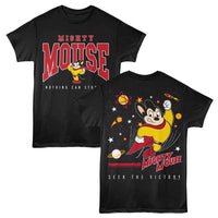 Thumbnail for MIGHTY MOUSE-MIGHTY MOUSE SPACE F B-BLACK ADULT S/S TSHIRT