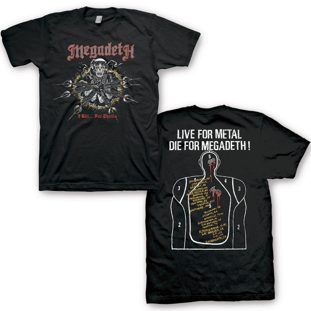 Megadeth - Kill For Thrills - T-Shirt