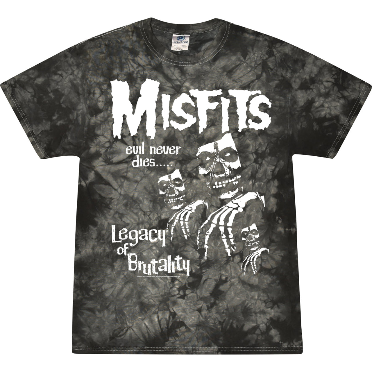 Misfits - Legacy Black Tie Dye - Tee