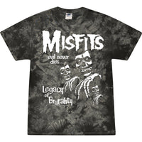 Thumbnail for Misfits - Legacy Black Tie Dye - Tee