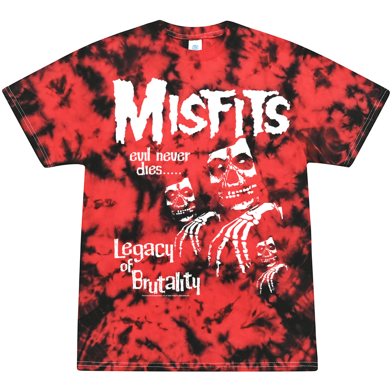 Misfits - Legacy RED Tie Dye - Tee