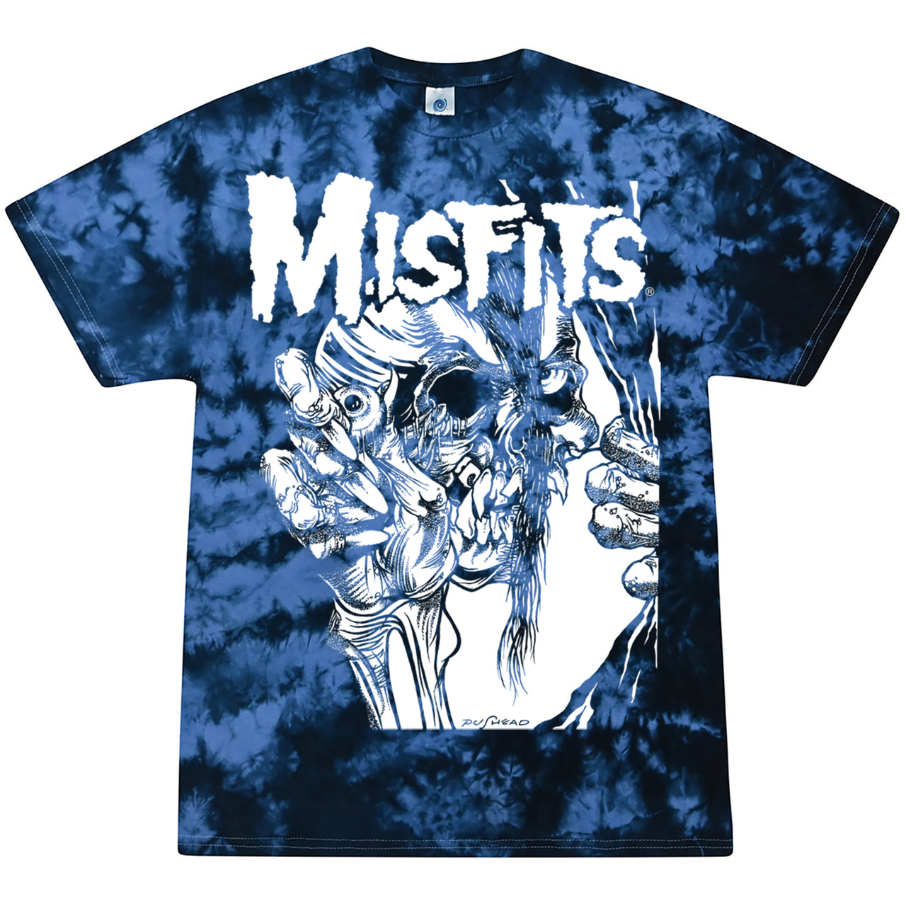 Misfits - Eyeball Blue Tie Dye - Tee