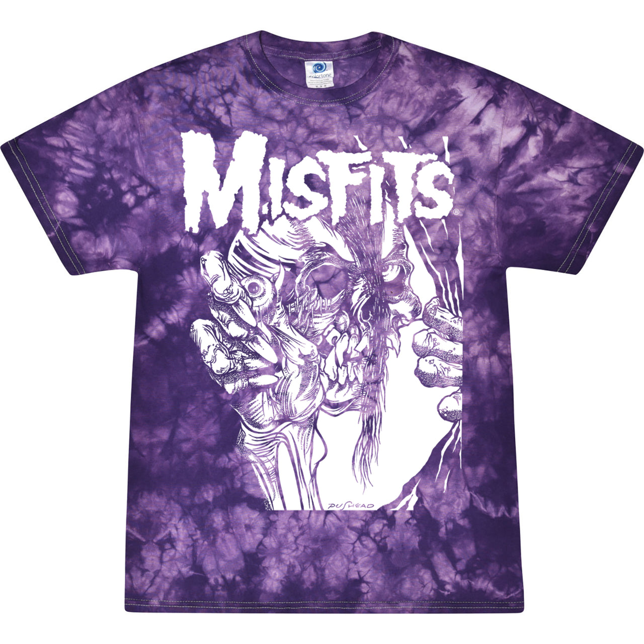 Misfits - Eyeball Purple Tie Dye - Tee