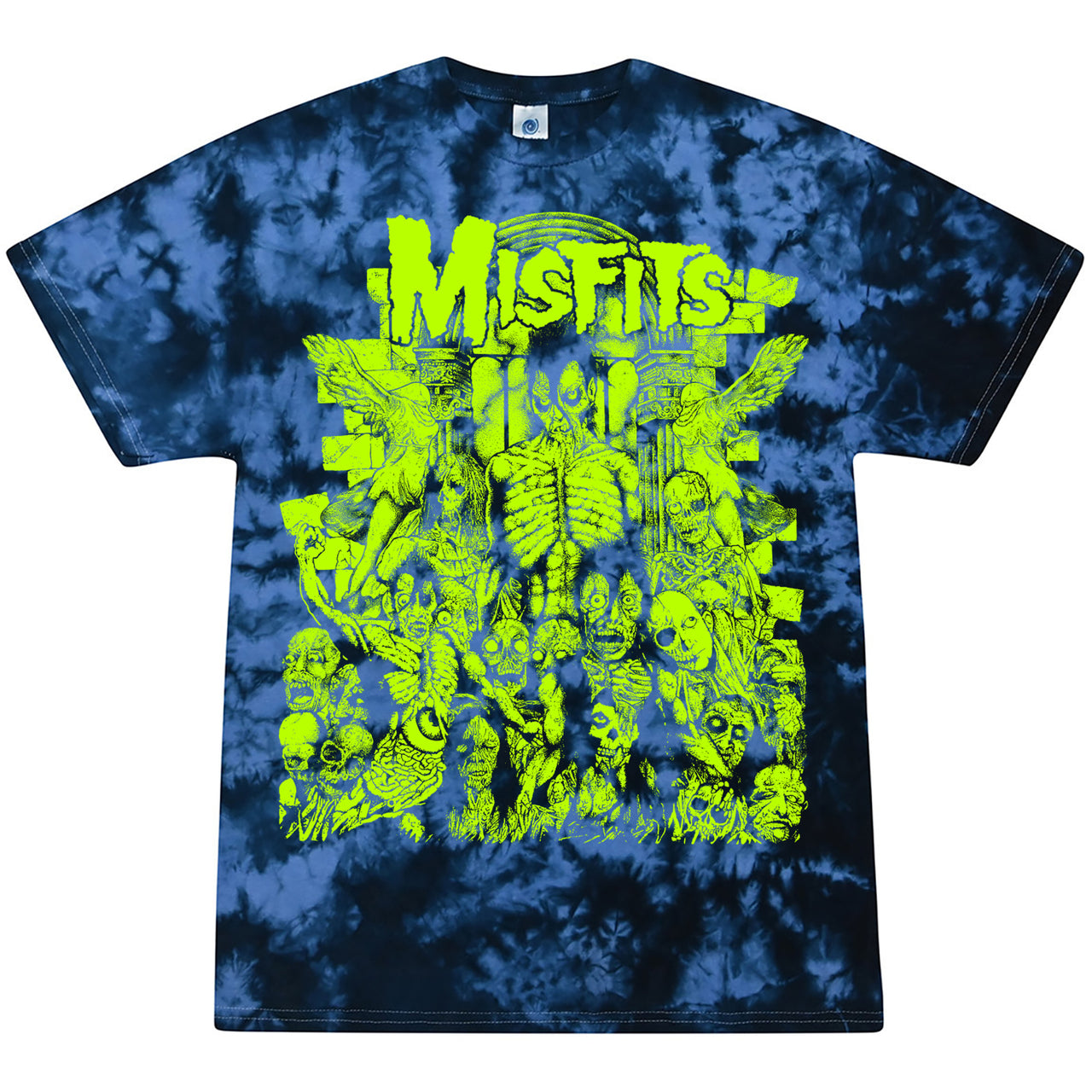Misfits - Earth AD Blue Green Tie Dye - Tee