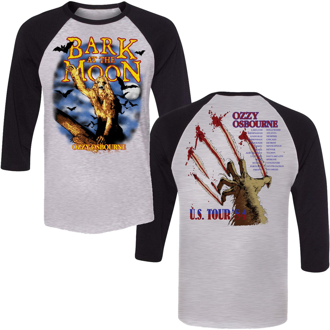 Ozzy Osbourne - Bark Tour - Raglan