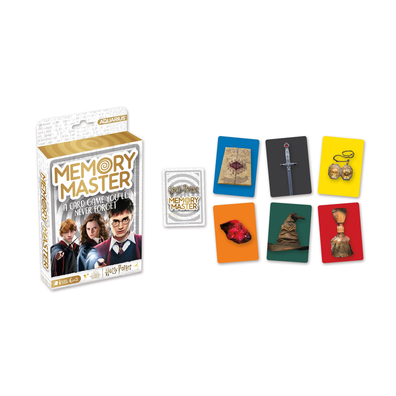 Harry Potter Memory Master Card Game (Hanger) (PDQ) – 6 PC PPK