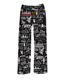Thumbnail for BRIEF INSANITY Minnesota Chalkboard Pajama Pants