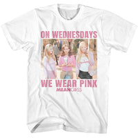 Thumbnail for MEAN GIRLS-MEAN GIRLS ON WEDNESDAYS-WHITE ADULT S/S TSHIRT