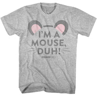 Thumbnail for MEAN GIRLS-MEAN GIRLS IM A MOUSE DUH-GRAY HEATHER ADULT S/S TSHIRT