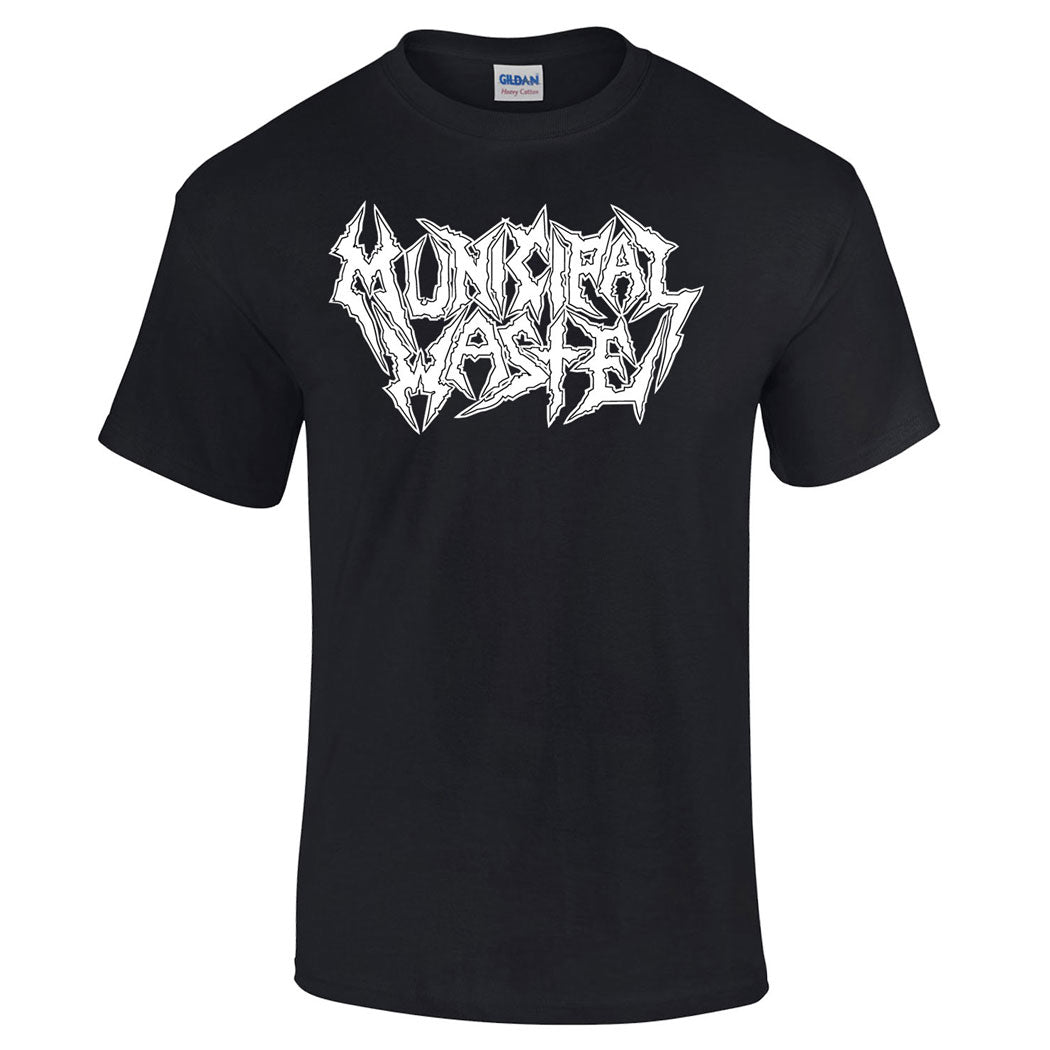 Municipal Waste Logo - Black T-Shirt