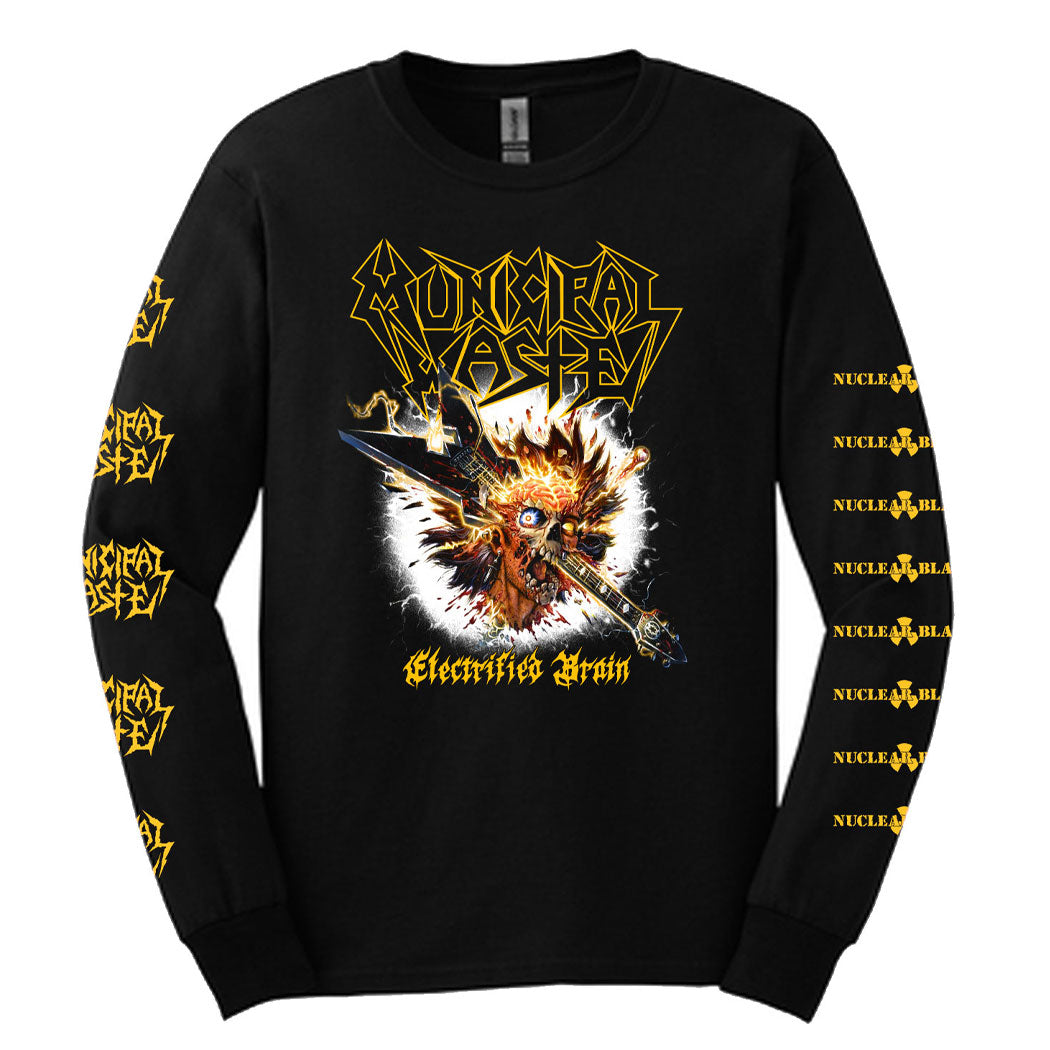 Municipal Waste Electrified Brain Long Sleeve T-Shirt