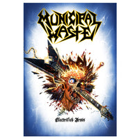Thumbnail for Municipal Waste Electrified Brain Textile Flag