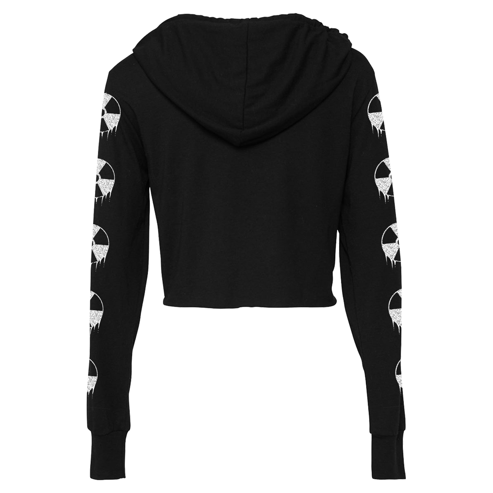Municipal Waste Logo Crop - Black Hoodie