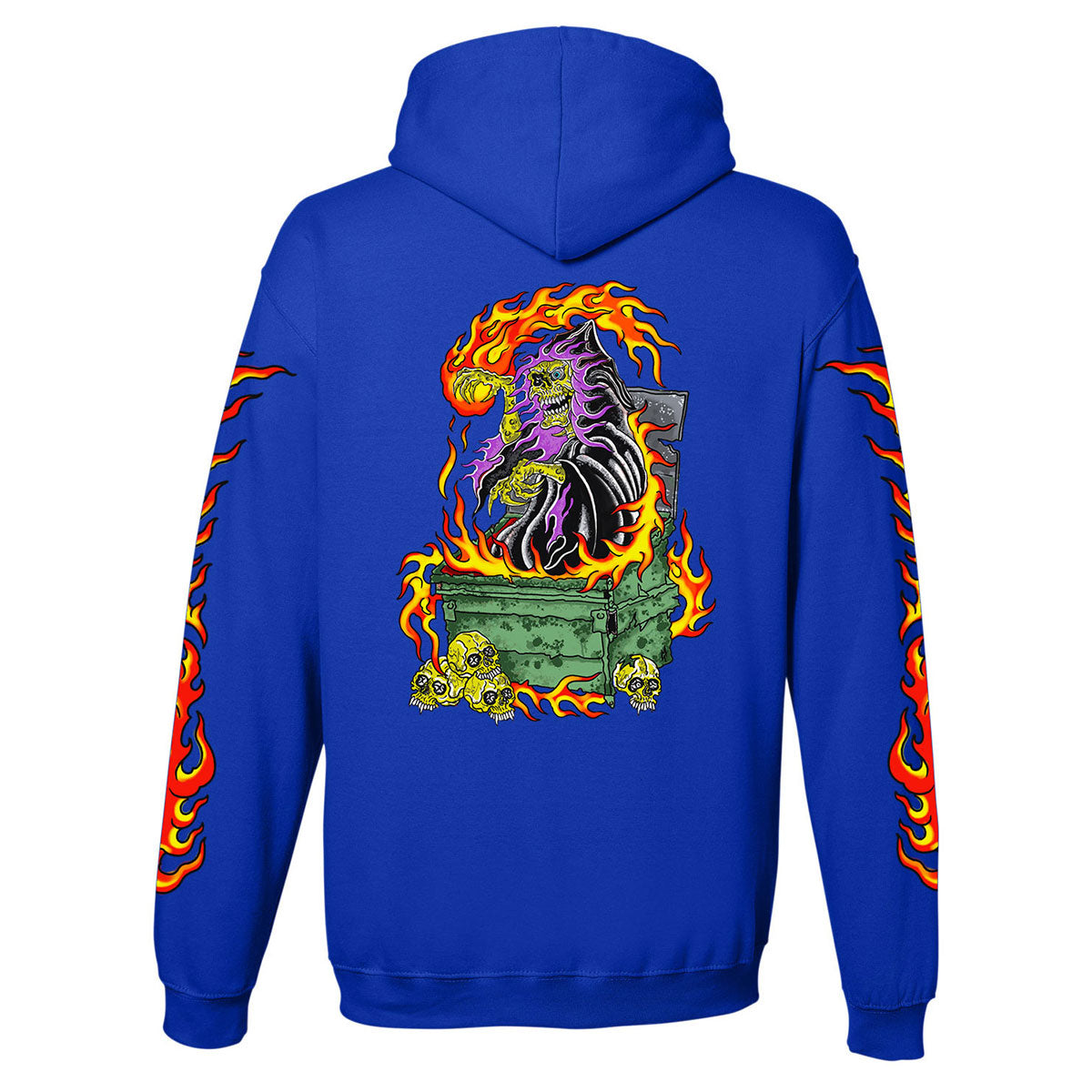 Municipal Waste Dumpster Fire Pullover Hoodie