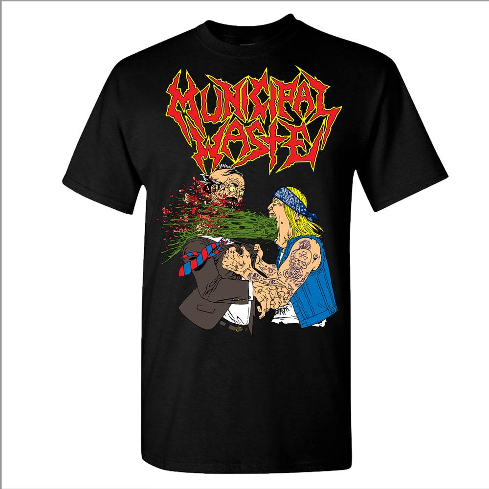 Municipal Waste Barfing T-Shirt