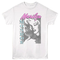 Thumbnail for MARILYN MONROE-MARILYN MONROE FACES-WHITE ADULT S/S TSHIRT