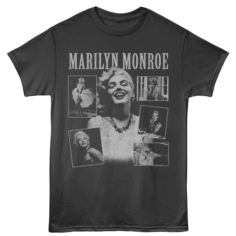 MARILYN MONROE-MARILYN MONROE COLLAGE-SMOKE ADULT S/S TSHIRT