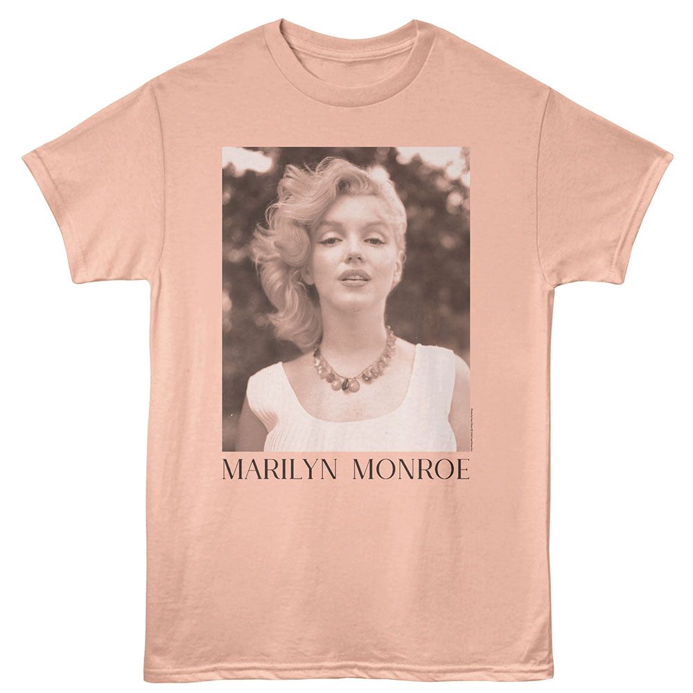 MARILYN MONROE-MARILYN MONROE WINDSWEPT-PEACH ADULT S/S TSHIRT