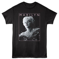 Thumbnail for MARILYN MONROE-MARILYN MONROE FEATHERED DRESS-BLACK ADULT S/S TSHIRT