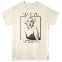 Thumbnail for MARILYN MONROE-MARILYN MONROE RECTANGLE-NATURAL ADULT S/S TSHIRT