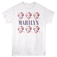 Thumbnail for MARILYN MONROE-MARILYN MONROE REPEAT-WHITE ADULT S/S TSHIRT