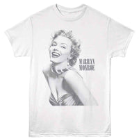 Thumbnail for MARILYN MONROE-MARILYN MONROE SMILING-WHITE ADULT S/S TSHIRT