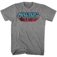 Thumbnail for MASTERS OF THE UNIVERSE-LOGORETRO-GRAPHITE HEATHER ADULT S/S TSHIRT