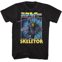 Thumbnail for MASTERS OF THE UNIVERSE-MOTU SKELETOR BURST-BLACK ADULT S/S TSHIRT
