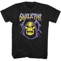 Thumbnail for MASTERS OF THE UNIVERSE-MOTU SKELETOR LIGHTNING-BLACK ADULT S/S TSHIRT