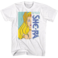 Thumbnail for MASTERS OF THE UNIVERSE-MOTU SHE RA CROP-WHITE ADULT S/S TSHIRT