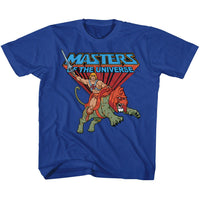 Thumbnail for MASTERS OF THE UNIVERSE-RIDE INTO BATTLE-ROYAL YOUTH S/S TSHIRT