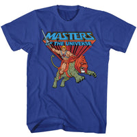 Thumbnail for MASTERS OF THE UNIVERSE-RIDE INTO BATTLE-ROYAL ADULT S/S TSHIRT