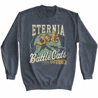 Thumbnail for MASTERS OF THE UNIVERSE-MOTU ETERNIA BATTLECATS 2-DARK HEATHER ADULT L/S SWEATSHIRT