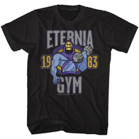 Thumbnail for MASTERS OF THE UNIVERSE-ETERNIA GYM-BLACK ADULT S/S TSHIRT