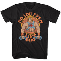 Thumbnail for MASTERS OF THE UNIVERSE-U EVEN LIFT-BLACK ADULT S/S TSHIRT