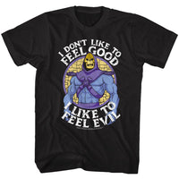 Thumbnail for MASTERS OF THE UNIVERSE-FEEL EVIL-BLACK ADULT S/S TSHIRT