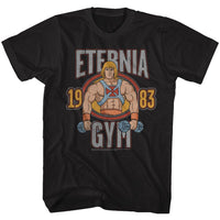 Thumbnail for MASTERS OF THE UNIVERSE-HE MAN GYM-BLACK ADULT S/S TSHIRT