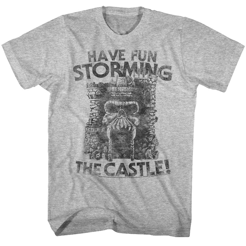 MASTERS OF THE UNIVERSE-GRAY STORM-GRAY HEATHER ADULT S/S TSHIRT