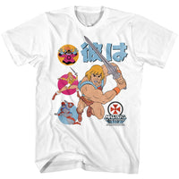 Thumbnail for MASTERS OF THE UNIVERSE-HE-MAN JAPAN-WHITE ADULT S/S TSHIRT