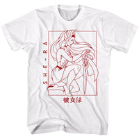 Thumbnail for MASTERS OF THE UNIVERSE-KANJI-RA-WHITE ADULT S/S TSHIRT