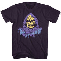 Thumbnail for MASTERS OF THE UNIVERSE-MOTU MELTY SKELETOR-BLACK ADULT S/S TSHIRT